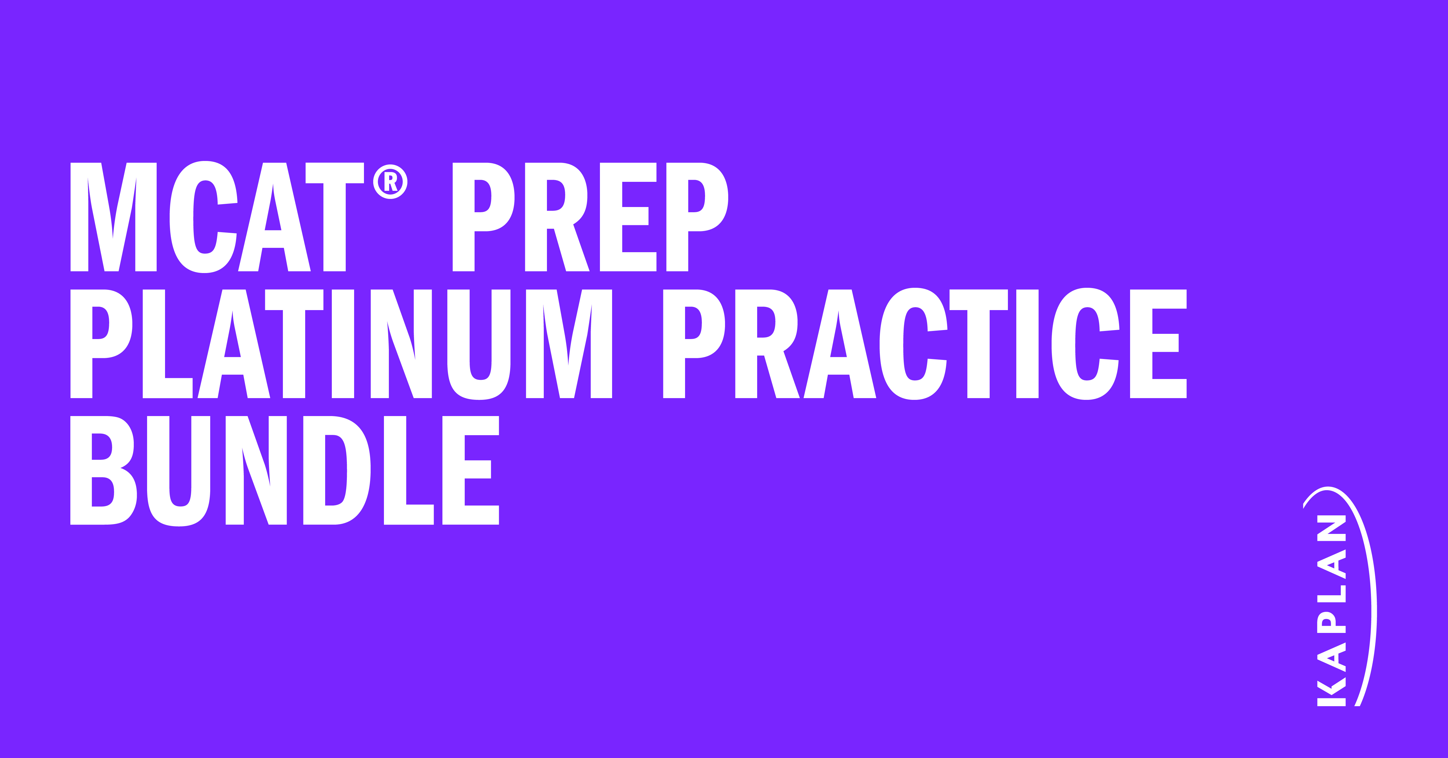 Good Kaplan MCAT prep bundle